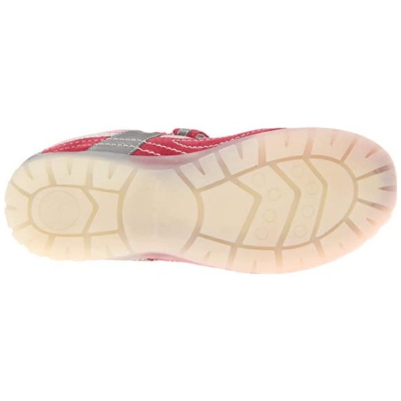 NEW Hush Puppies Kid Kensie Candy Pink Silver Mary Jane Comfort Athletic Flat - Picture 7 of 7